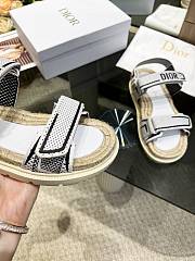 Dior-Act Technical Fabric Rope Flat Sandals - 2