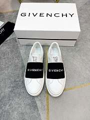 Givenchy City Sport Sneakers In Leather With Givenchy Strap White/Black - 1