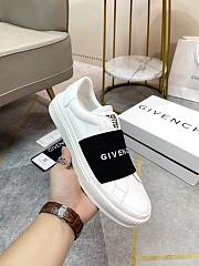 Givenchy City Sport Sneakers In Leather With Givenchy Strap White/Black - 5