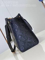 Louis Vuitton M46733 OnTheGo PM Black Monogram Empreinte Size 25 x 19 x 11 cm - 5