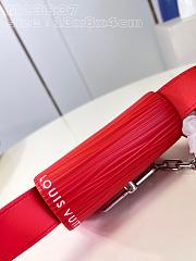 Louis Vuitton M23837 Micro Steamer Vermillion Red Size 13 x 8 x 4 cm - 5