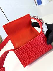 Louis Vuitton M23837 Micro Steamer Vermillion Red Size 13 x 8 x 4 cm - 4