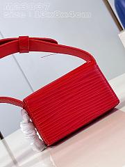 Louis Vuitton M23837 Micro Steamer Vermillion Red Size 13 x 8 x 4 cm - 2