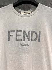 Fendi White Jersey T-shirt - 5