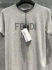 Fendi Gray Jersey T-shirt - 5