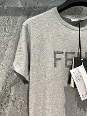 Fendi Gray Jersey T-shirt - 4