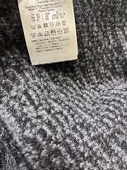 Fendi Black FF Crocheted Cashmere Cardigan - 5