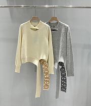 Fendi Beige Cashmere And Wool Sweater - 4