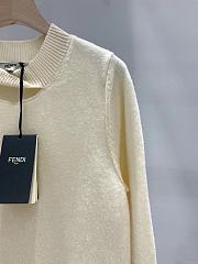 Fendi Beige Cashmere And Wool Sweater - 3