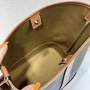 Celine Small Bucket In Triomphe Canvas And Calfskin Tan Size 18 X 22 X 13 CM - 5