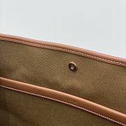 Celine Mini Horizontal Cabas In Triomphe Canvas And Calfskin Tan Size 35 X 23 X 12 CM - 3