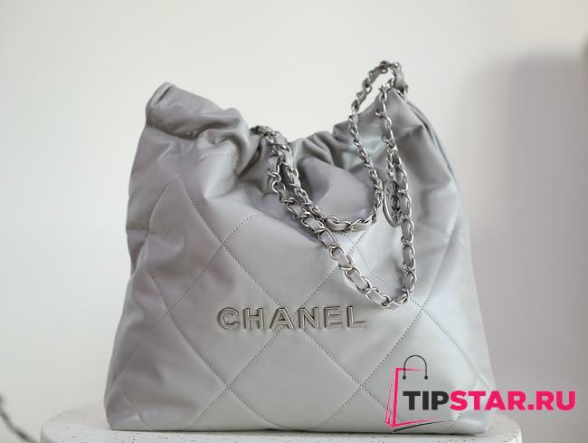 Chanel 22 Backpack Gray AS3859 Size 34 × 29 × 8 cm - 1