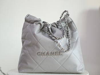Chanel 22 Backpack Gray AS3859 Size 34 × 29 × 8 cm