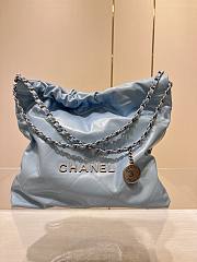 Chanel 22 Backpack Light Blue AS3859 Size 34 × 29 × 8 cm - 1