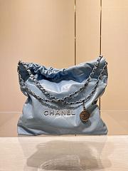 Chanel 22 Backpack Light Blue AS3859 Size 34 × 29 × 8 cm - 3