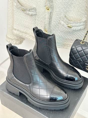 Chanel Short Boots Black G45087