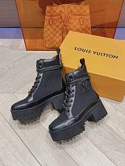 Louis Vuitton Laureate Platform Desert Boot Black 6cm - 1
