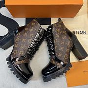 Louis Vuitton Star Trail Ankle Boot Patent Monogram canvas - 3