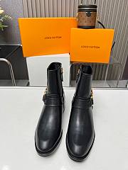 Louis Vuitton Westside Flat Ankle Boot Black Calf leather - 4