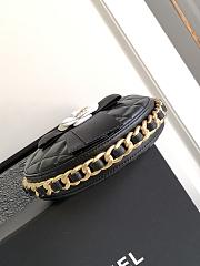 Chanel Pouch Calfskin & Gold-Tone Metal Black AP3584 Size 16 × 16 × 3.5 cm - 4