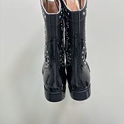 Gucci Women's Boot With Double G And Studs Black - 2