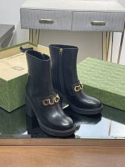 Women's Gucci Boot Black 9cm - 1