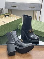 Women's Gucci Boot Black 9cm - 5