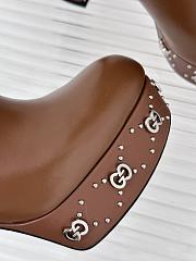 Gucci Women's Platform Boot Brown 11cm - 5