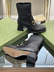 Gucci Women's Boot With Horsebit Black 5.3 cm - 2