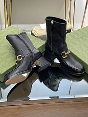 Gucci Women's Boot With Horsebit Black 5.3 cm - 3