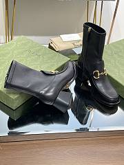 Gucci Women's Boot With Horsebit Black 5.3 cm - 5