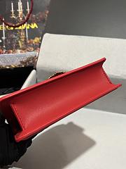 D&G Small Smooth Calfskin Devotion Bag Red Size 19 x 13 x 4.5 cm - 2