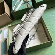 Gucci Horsebit Chain Small Shoulder Bag White 764339 Size 27*11.5*5cm - 5