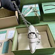 Gucci Horsebit Chain Small Shoulder Bag White 764339 Size 27*11.5*5cm - 4