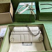 Gucci Horsebit Chain Small Shoulder Bag White 764339 Size 27*11.5*5cm - 2