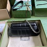 Gucci Horsebit Chain Small Shoulder Bag Black 764339 Size 27*11.5*5cm - 3