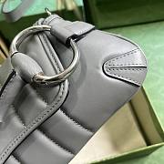 Gucci Horsebit Chain Small Shoulder Bag Grey 764339 Size 27*11.5*5cm - 5