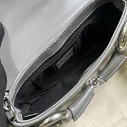 Gucci Horsebit Chain Small Shoulder Bag Grey 764339 Size 27*11.5*5cm - 4