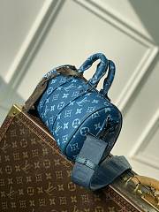 Louis Vuitton M46803 Keepall Bandoulière 25 Atlantic Blue Size 25 x 15 x 11 cm - 4
