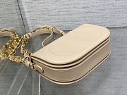 Dior CD Signature Bag With Strap Caramel Beige CD-Embossed Box Calfskin Size 21 x 12 x 6 cm - 2