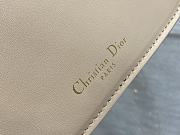 Dior CD Signature Bag With Strap Caramel Beige CD-Embossed Box Calfskin Size 21 x 12 x 6 cm - 4