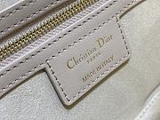 Dior CD Signature Bag With Strap Caramel Beige CD-Embossed Box Calfskin Size 21 x 12 x 6 cm - 5