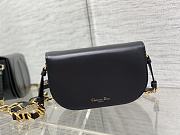 Dior CD Signature Bag With Strap Black CD-Embossed Box Calfskin Size 21 x 12 x 6 cm - 2