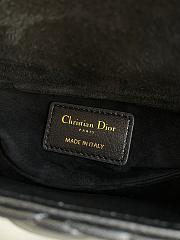 Dior Small Lady D-Joy Bag Black Cannage Lambskin Size 22 x 12 x 6 cm - 5