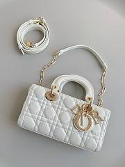 Dior Small Lady D-Joy Bag Latte Cannage Lambskin Size Size 22 x 12 x 6 cm - 4