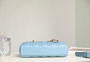 Dior Small Lady D-Joy Bag Placid Blue Cannage Lambskin Size Size 22 x 12 x 6 cm - 2