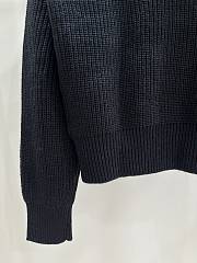 Prada Wool Turtleneck Sweater Navy - 4