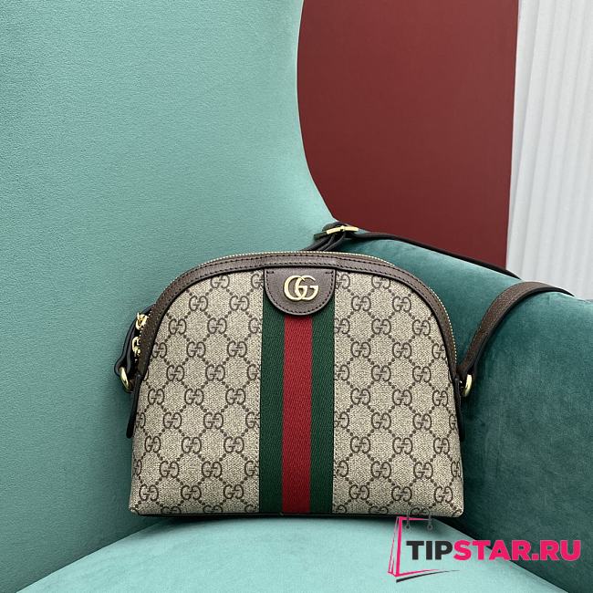 Gucci Ophidia GG Small Shoulder Bag ‎499621 Beige/ebony GG Size 23.5*19*8cm - 1
