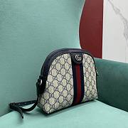 Gucci Ophidia GG Small Shoulder Bag ‎499621 Beige/Blue GG Size 23.5*19*8cm - 4