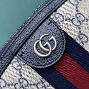 Gucci Ophidia GG Small Shoulder Bag ‎499621 Beige/Blue GG Size 23.5*19*8cm - 3